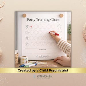 Editable Potty Training Chart | Toddler Reward Tracker (Digital Download)
