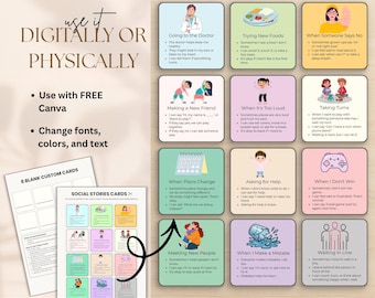 Autism Social Stories Printable | Visual Social Skills & Behavior Support for Kids