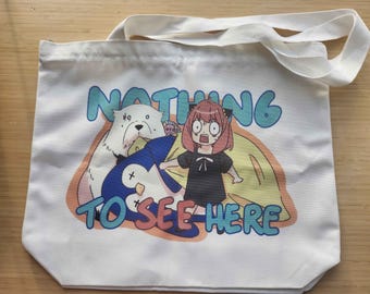 Anya Tote Bag (With zipper and Machine Washable)