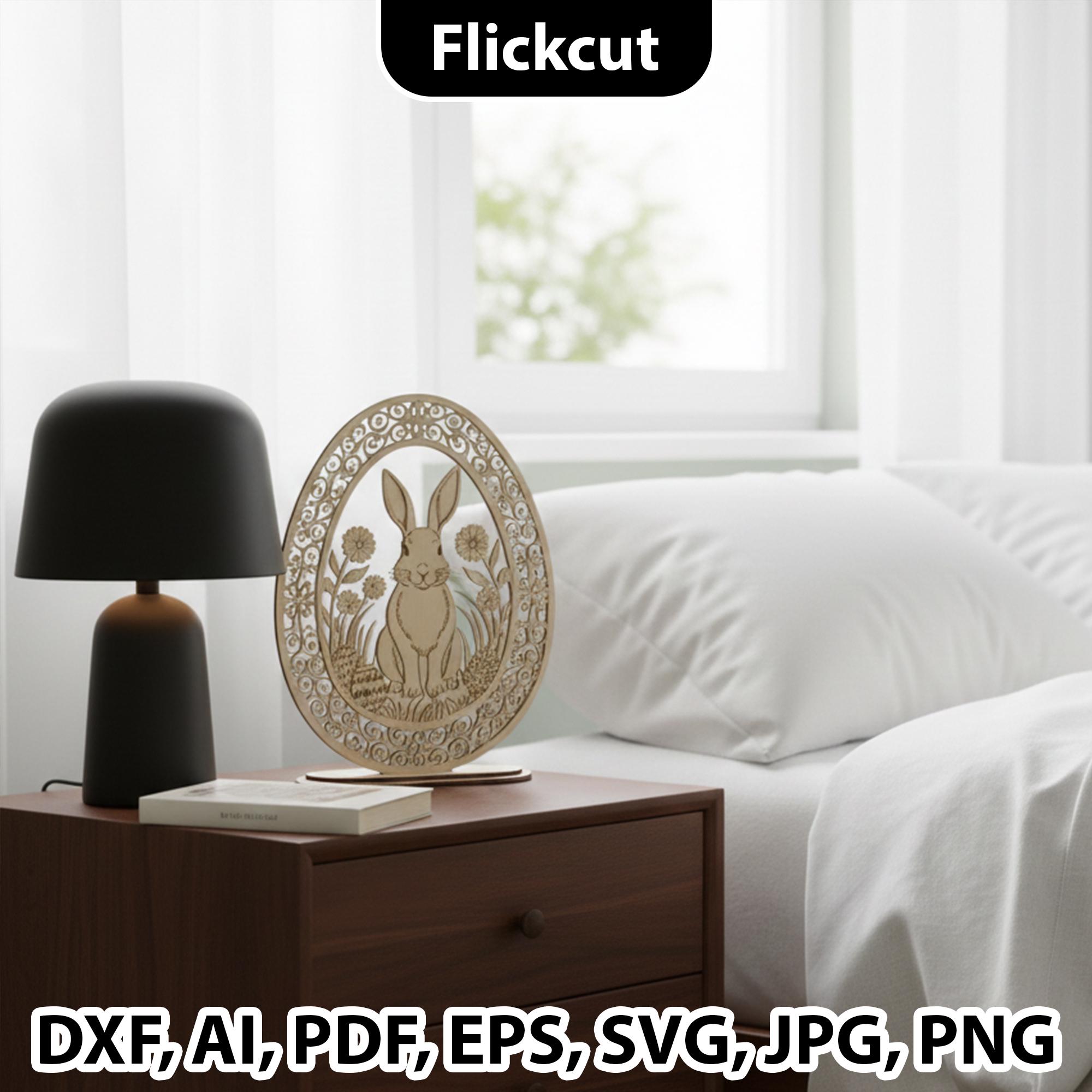 Easter Bunny Laser Cut File SVG Bundle, Easter Shelf Sitter Laser ...