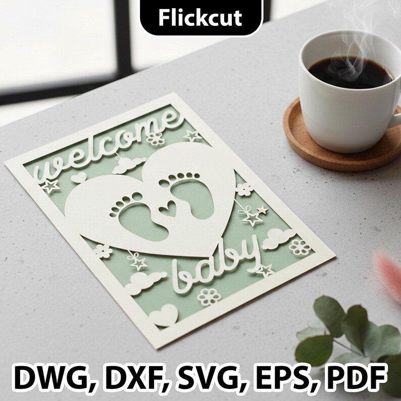 New Born Sign SVG, Glowforge SVG, Laser Files, Baby Shower Gift Ideas, baby keepsake svg, newborn stats, baby name sign, baby shower gift, Laser cut file for Glowforge, multilayer ornament, layered projects, cutting model plans, cnc router engrave, cnc vector template, baby name sign svg, glowforge files svg, laser cut file, svg files for cricut, Baby Decor, Baby Shower Gifts, Welcome to the world card for baby, New baby Shadow box 3D, 3d layered papercut, baby boy card, cards for baby