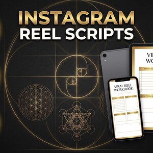 リールスクリプトパック、フックテンプレート付きInstagram動画50種類（PDF）