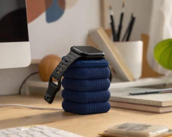 Bold Apple Watch Stand for your desk, nightstand, charging dock