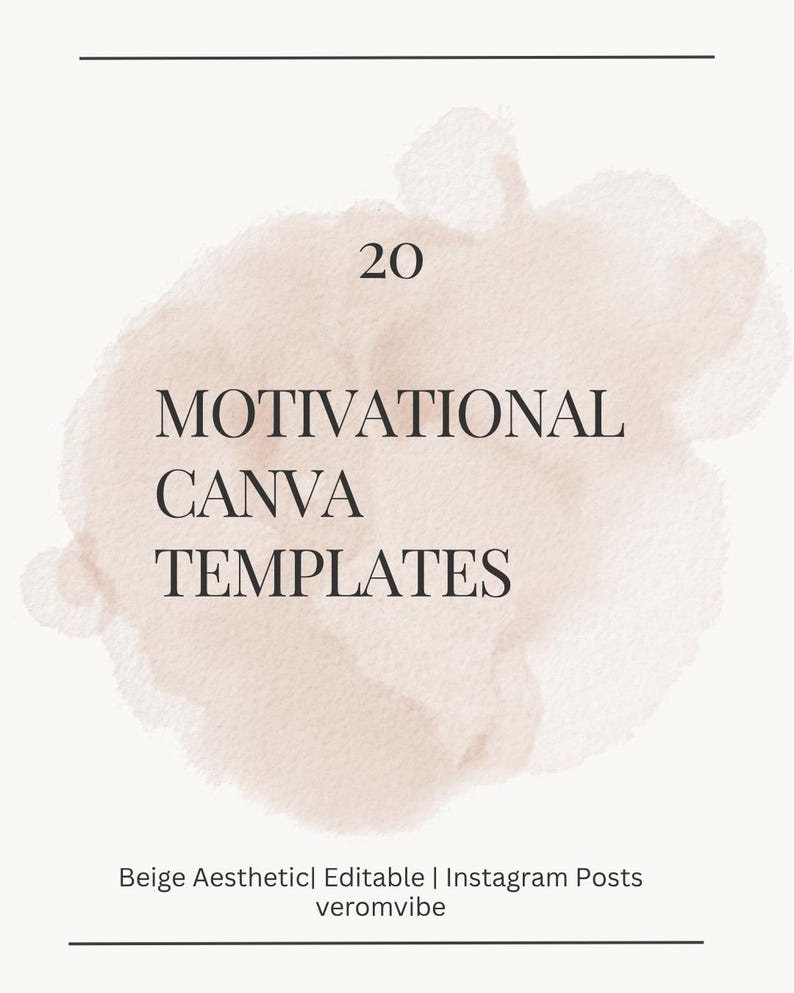20 Elegant Editable Instagram Templates. - Etsy