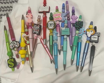 Paquete aleatorio de 5 bolígrafos • Bonita bolsa de papelería • Paquete de bolígrafos variados • Artículos de oficina kawaii • Juego de bolígrafos misteriosos • Regalo para la vuelta al cole • Estudio