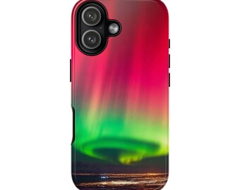 Funda resistente Aurora Boreal / Funda para teléfono Aurora Boreal, Cielo colorido