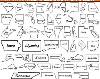 USA State Embroidery Bundles, American State Outline Embroidery, Usa Map Embroidery Files, State Pride Embroidery, Home State Embroidery Pes