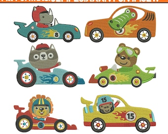 Auto Maschinenstickerei Classic Car Stickerei Japanisches Auto Stickerei Disney Car Stickerei Pes 5+Size Download