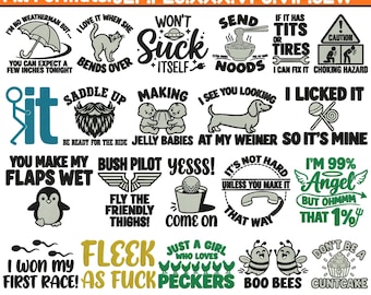 Adult Humor Embroidery Designs Humorous Machine Embroidery Patterns Cute Novelty Embroidery Collection PES JEF VP3 SEW File 5+Sizes Download