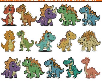 Dinosaur Machine Embroidery Designs T-Rex Dinosaur Embroidery Cute Baby Dinosaur Embroidery Colorful T-Rex Dinosaur Pes File5+Sizes Download