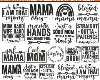 Cute Mom Machine Embroidery Designs Mama Applique Embroidery Mothers Day Machine Embroidery Mama Embroidery Designs Pes File5+Size Downloads