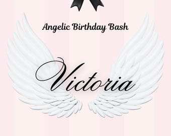 Victoria's Secret Themed Birthday Invitation