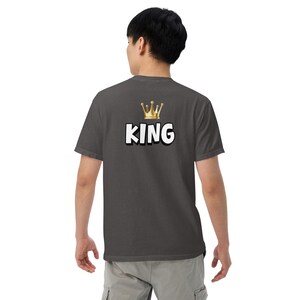 Schweres textilgefärbtes Unisex-T-Shirt C1717