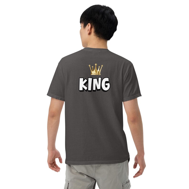 Schweres textilgefärbtes Unisex-T-Shirt C1717