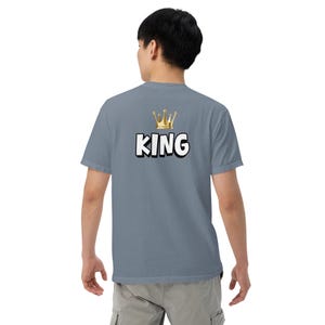 Schweres textilgefärbtes Unisex-T-Shirt C1717