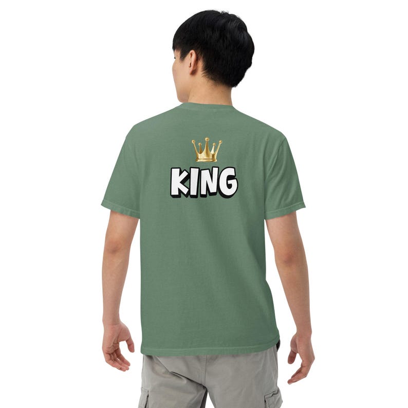 Schweres textilgefärbtes Unisex-T-Shirt C1717