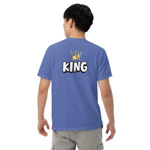 Schweres textilgefärbtes Unisex-T-Shirt C1717