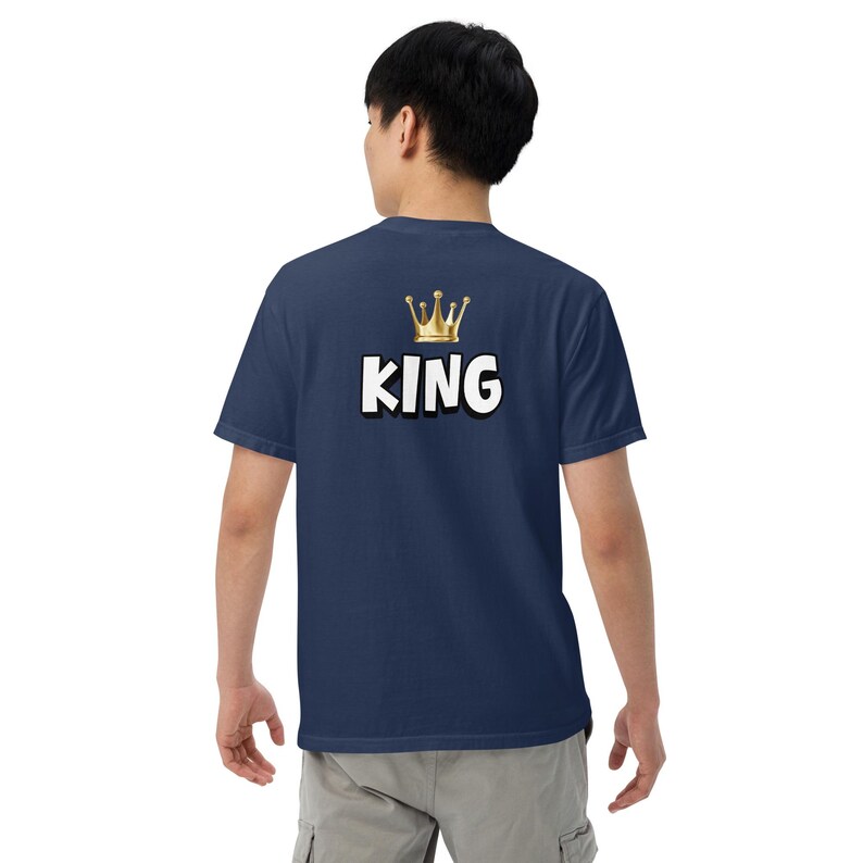 Schweres textilgefärbtes Unisex-T-Shirt C1717