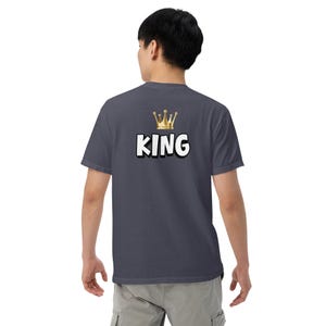 Schweres textilgefärbtes Unisex-T-Shirt C1717