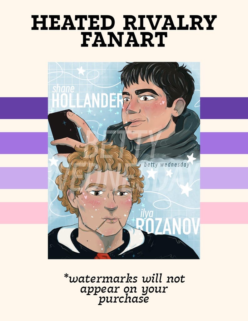 Heated Rivalry Fanart (digital Download) - Etsy