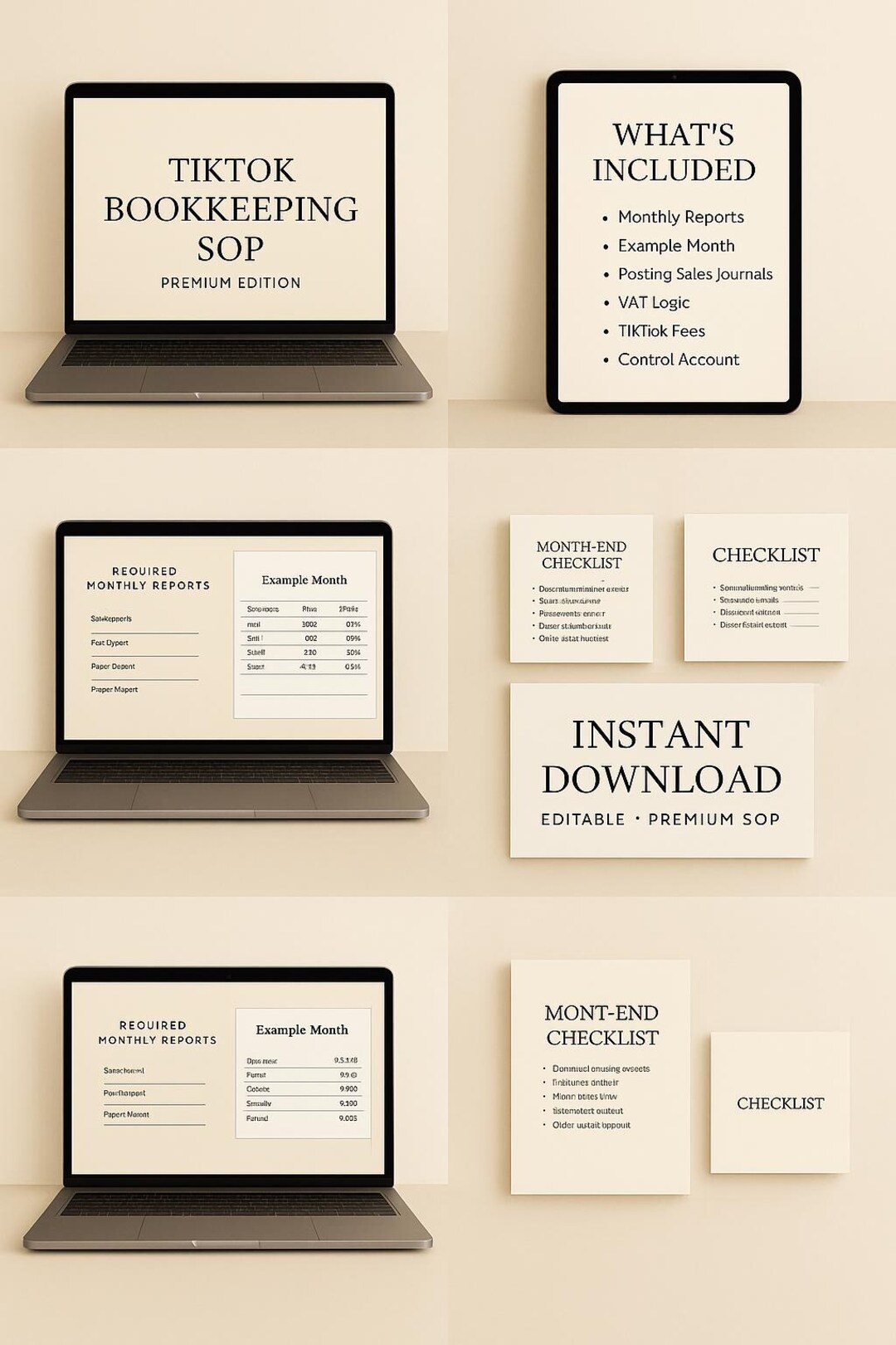 Tiktok Shop Bookkeeping SOP | Seller Accounting Guide PDF - Etsy