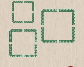 Celtic Knot – Monogram Frame Embroidery Design