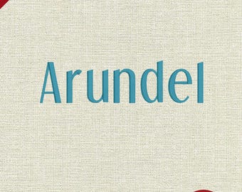 Arundel – Elegante carattere per ricamo