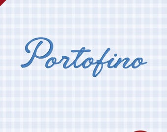 Portofino – Carattere di ricamo esclusivo