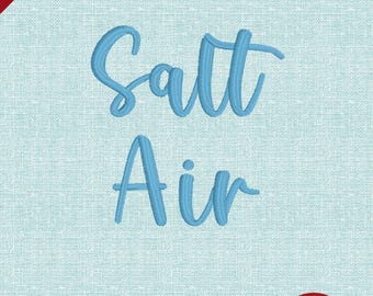 Salt Air – Police de caractères de broderie manuscrite décontractée