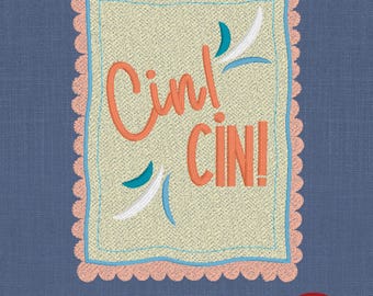 Cornice costiera Cin Cin – Disegno decorativo ricamato