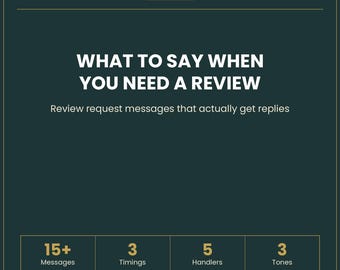 Client Review Request Messages PDF – Service Business Communication Guide (Instant Download)