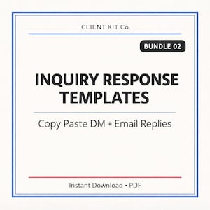 Sjablonen voor onderzoeksreacties | DM en e-mailantwoorden voor servicebedrijven (pdf-download)