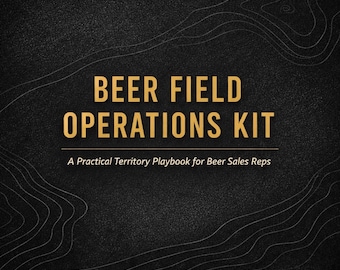 Beer Sales Rep Kit – Territory Operating System for On-Prem & Off-Prem (Draft + Package) Templates