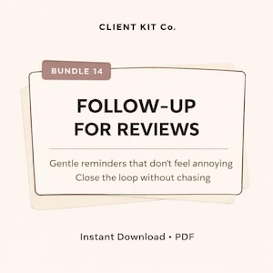 Follow-Up-Skripte für die Prüfung von Kunden | Nachrichten kopieren & einfügen (PDF Download)