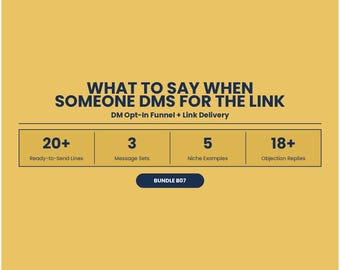 Turn DMs Into Clients DM Funnel System for Service Businesses PDF