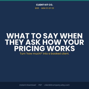 Pricing Conversation System for Service Businesses – Client Communication Guide (PDF)