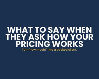 Pricing Conversation System for Service Businesses – Client Communication Guide (PDF)