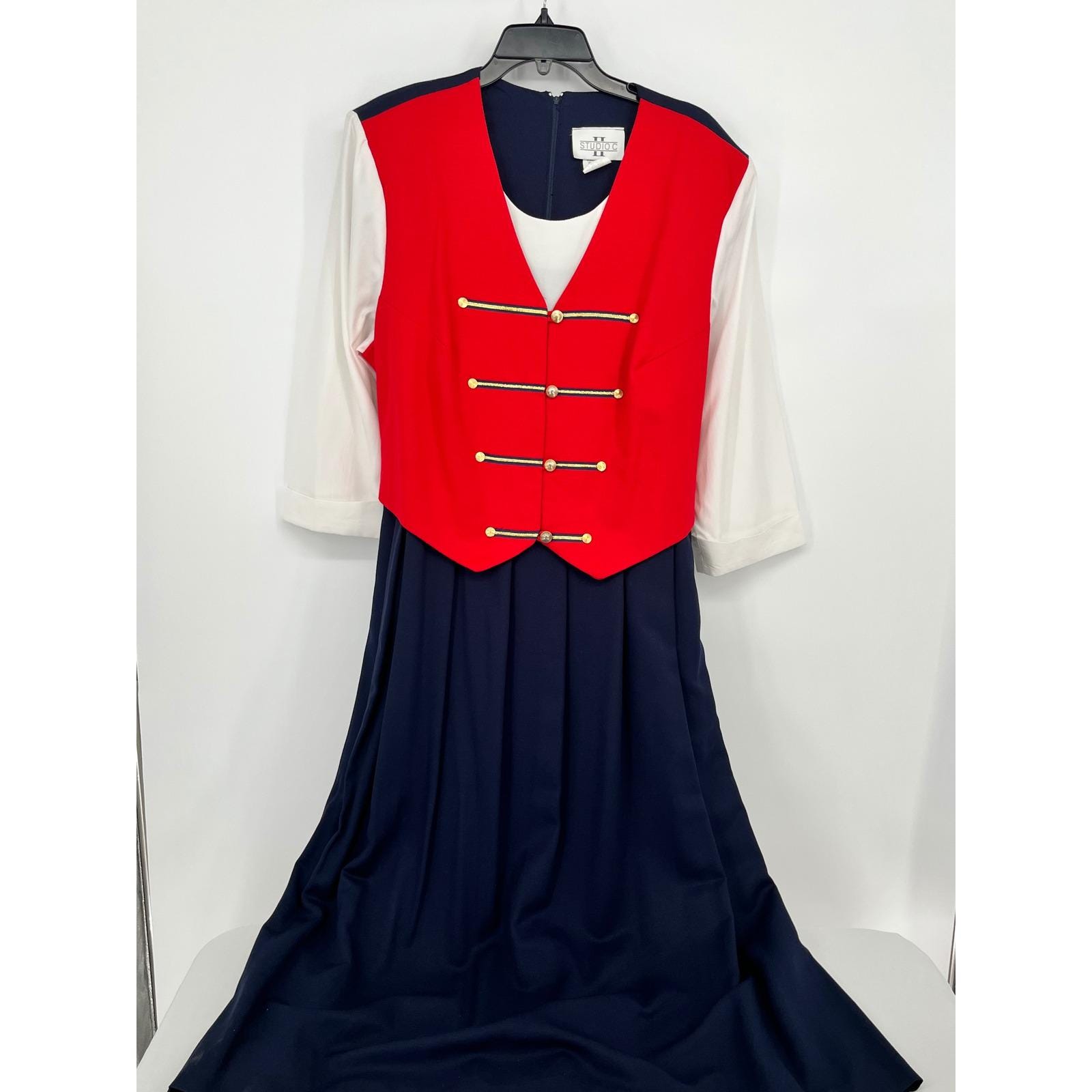 strapless open back dress Berylove Women Black and Red Formal Dress with Bow Strapless A-Line Gala Dress with Cape Train, Black and Red / US2 main image 1