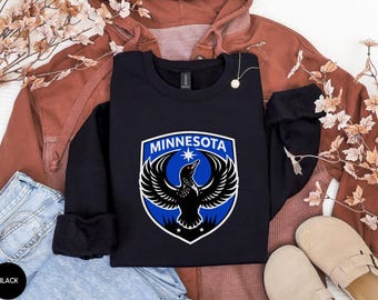 Minnesota Rebel Alliance Sweatshirt, MN Loon Protest Graphic, Anti MAGA Political Shirt, Abolish ICE Hoodie, Activist Gift