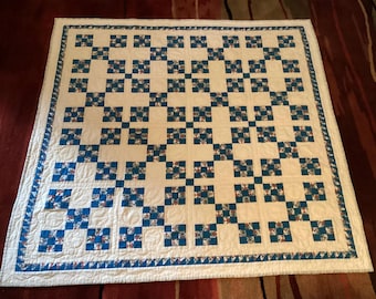 Hand Quilted Lap or Throw Frank Lloyd Wright Fabric