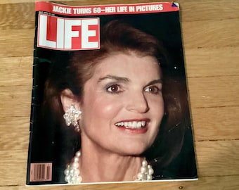 Vintage Life Magazine July 1989 Jackie Turns 60 Jackie Kennedy