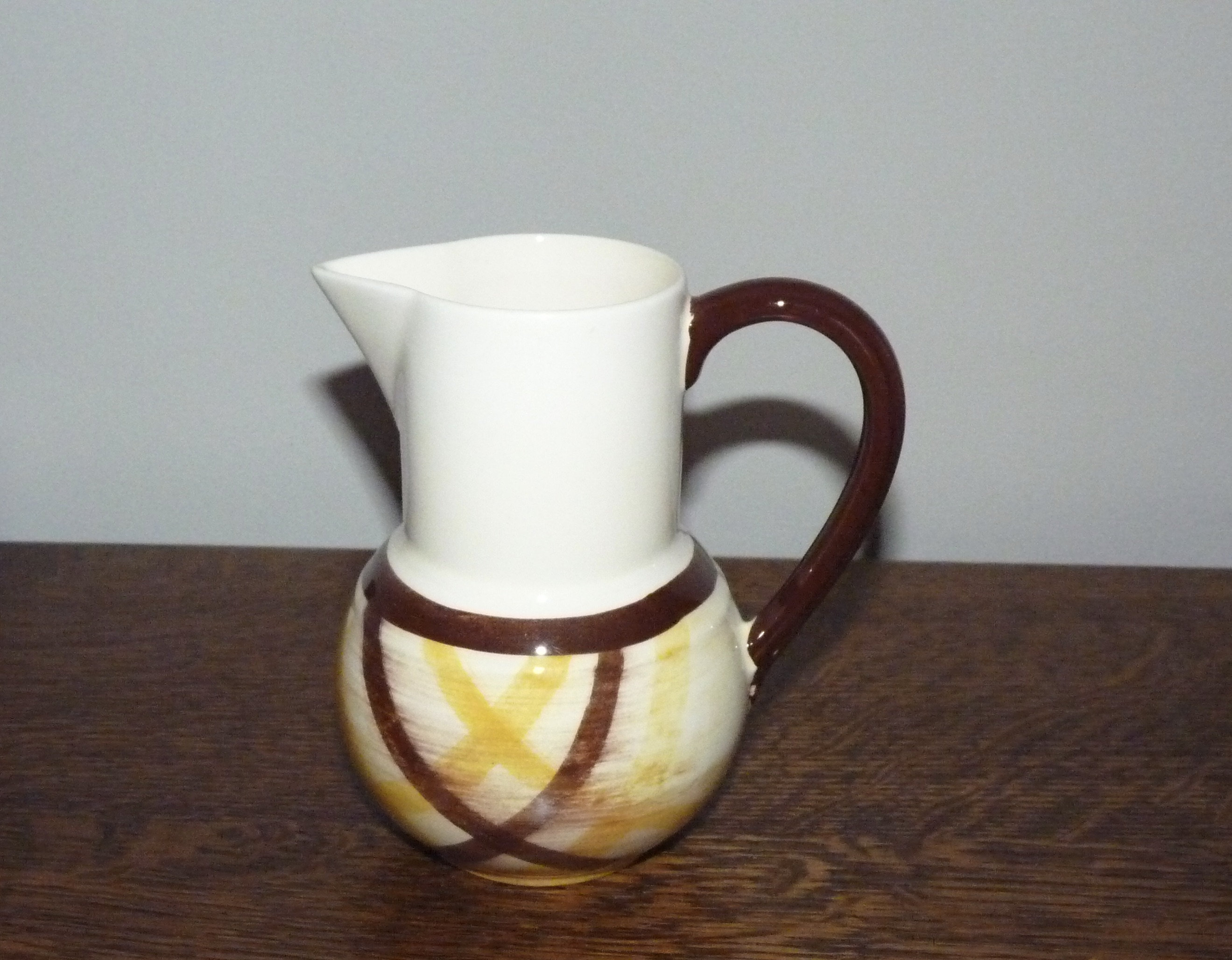 Vernon Kilns Fruit Harvest Disk Serving Pitcher