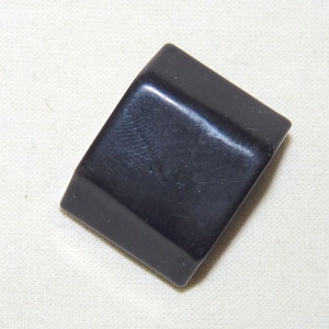 Vintage Black Button Unusual Shape