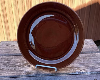 Vernon Kilns Brown Early California One 9-1/2 Inch Luncheon Plate
