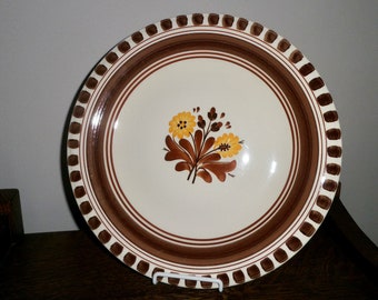 Vernon Kilns Plate Casa California Hermosa T-630 12-Inch Chop Plate