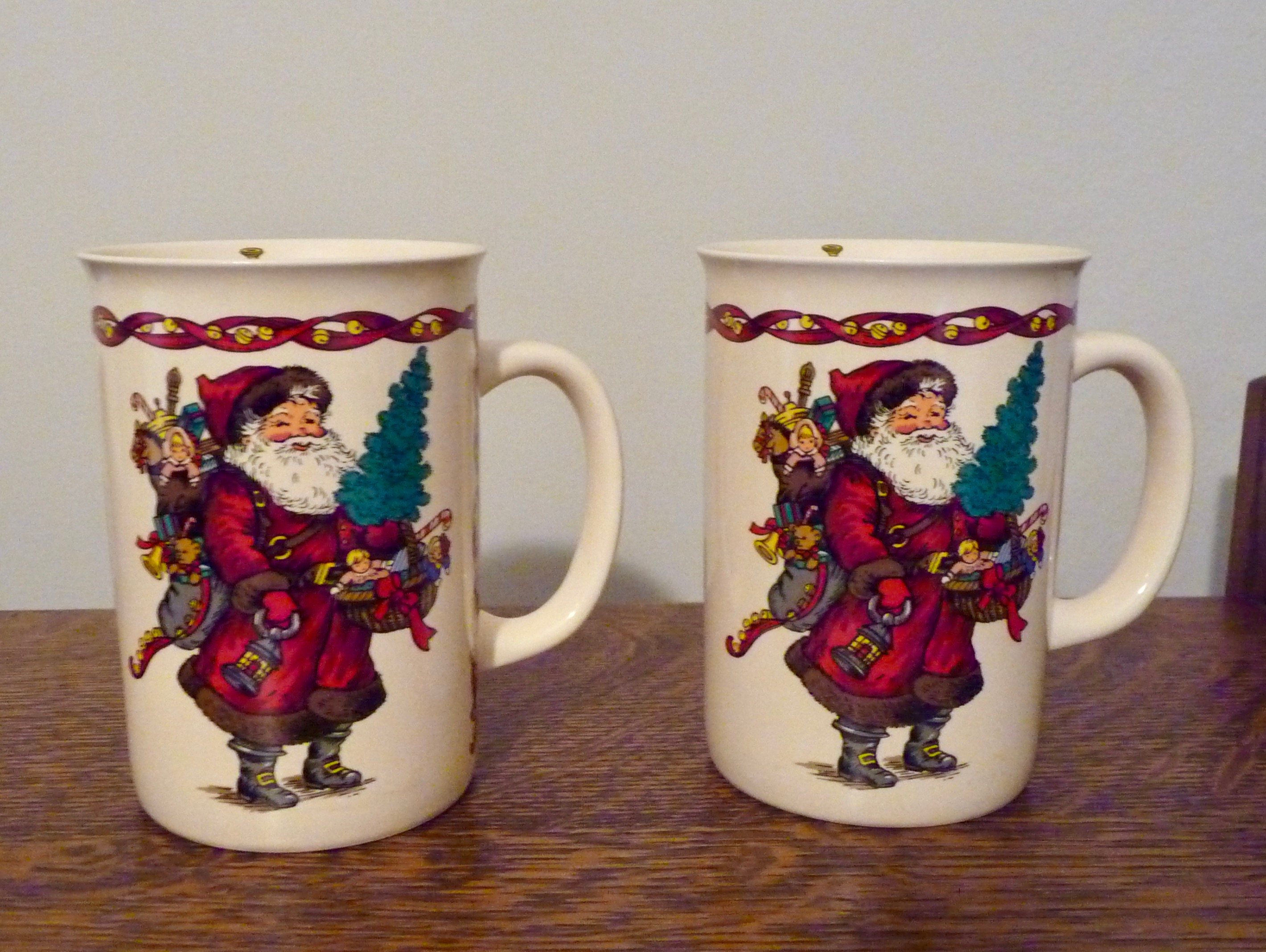 Christmas Mugs two Kris Kringle Coffee, Tea, Hot Chocolate - Etsy