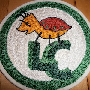 Emblem Patch 1950s Embroidered Sew On Patch Les Couts Emblem San Rafael California