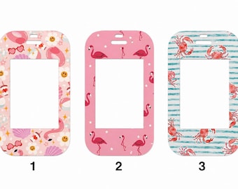 Summer Flamingos and Crabs Vocera Cover