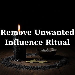 Ritual para eliminar influencias no deseadas • Cortar lazos energéticos y liberar apegos negativos • Restaurar la paz - Libertad personal • Descarga digital