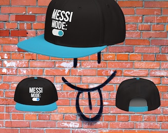Messi Mode Snapback Hat | Lionel Messi Soccer Cap | Football Fan Gift | 8 Colors